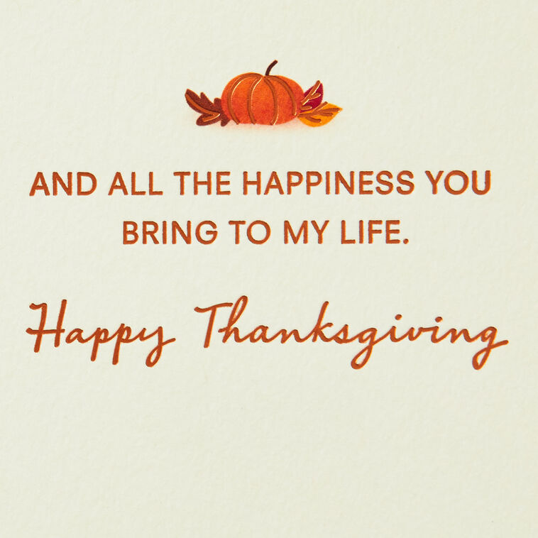 Hallmark Peanuts® Snoopy And Woodstock Thankful For You Thanksgiving Card