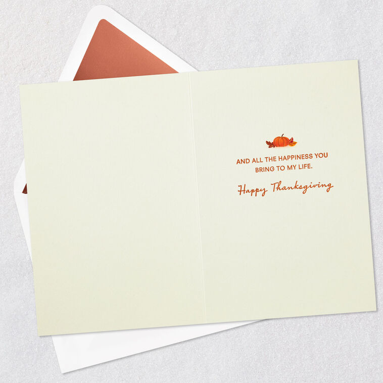 Hallmark Peanuts® Snoopy And Woodstock Thankful For You Thanksgiving Card