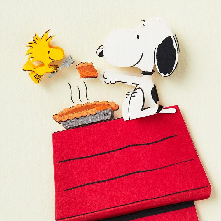 Hallmark Peanuts® Snoopy And Woodstock Thankful For You Thanksgiving Card