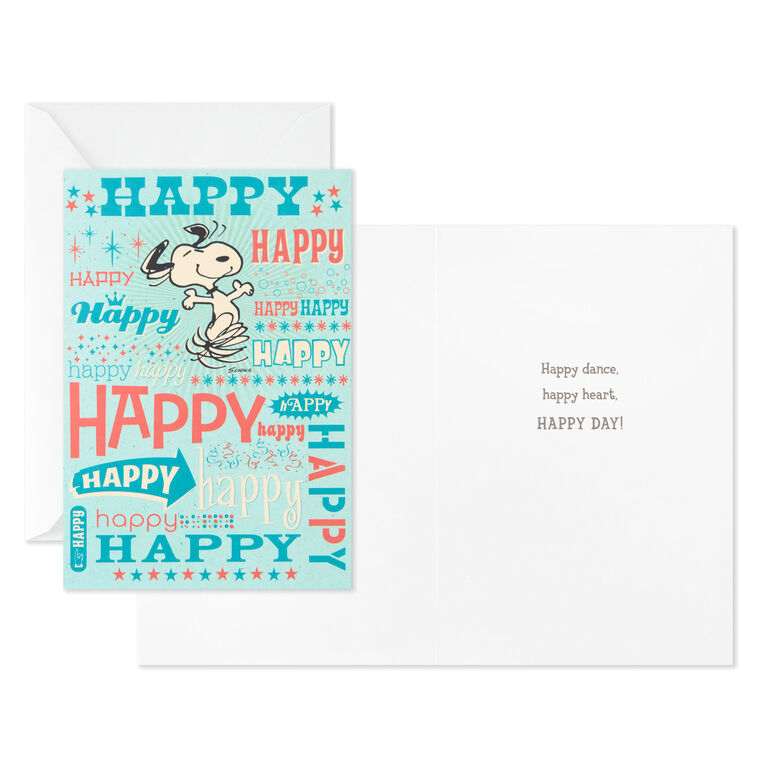 Hallmark Peanuts® Snoopy Assorted Birthday Cards Pack Of 12