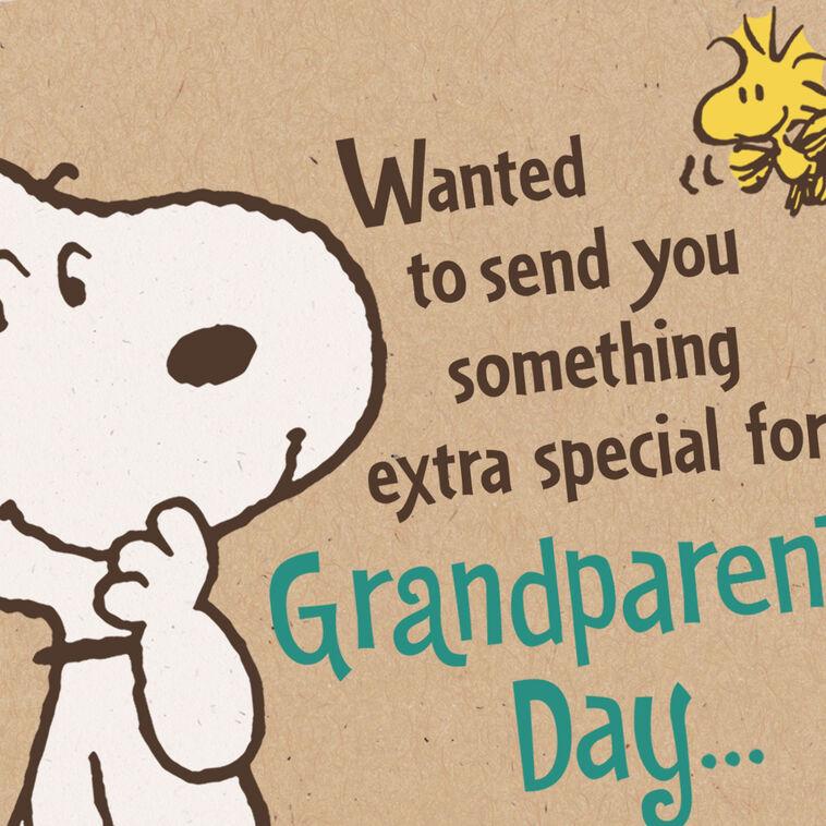 Hallmark Peanuts® Snoopy Big Hug Grandparents Day Card