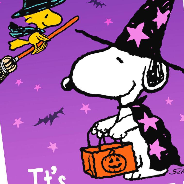 Hallmark Peanuts® Snoopy Cute And Spooky Assorted Halloween Cards Pack Of 6