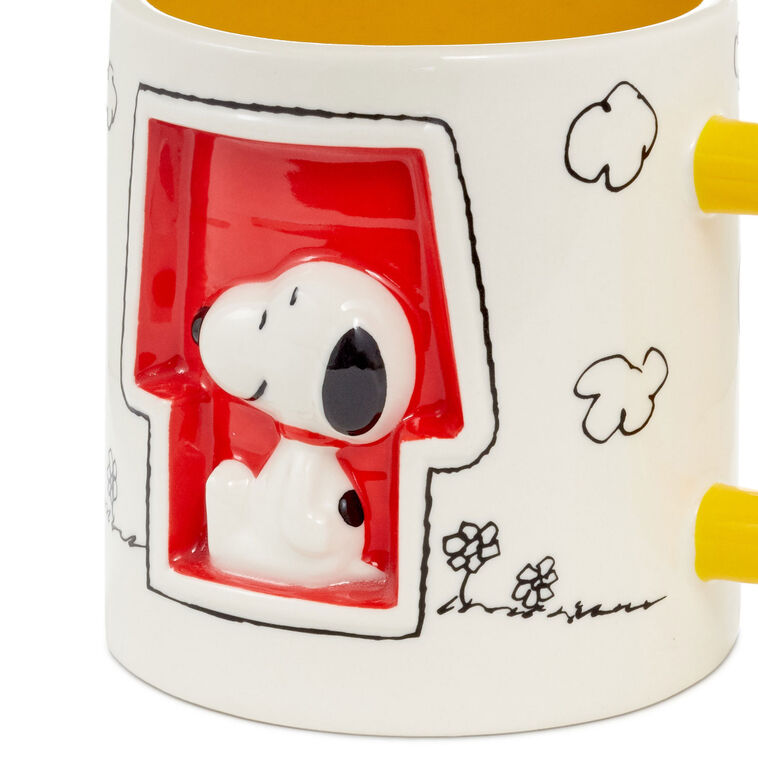 Hallmark Peanuts® Snoopy Doghouse Sculpted Mug 14.5 Oz