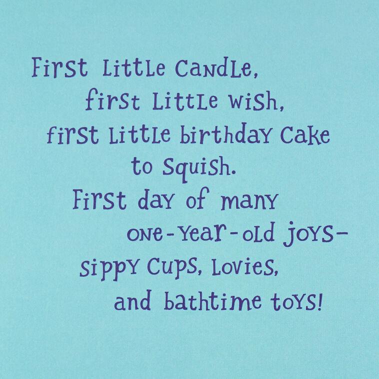 Hallmark Peanuts® Snoopy First Birthday Card For Grandson
