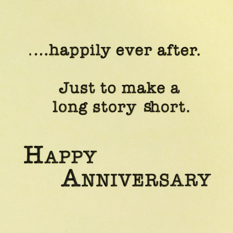 Hallmark Peanuts® Snoopy Happily Ever After Anniversary Card