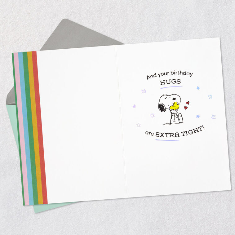 Hallmark Peanuts® Snoopy Happy Dance Hugs Birthday Card