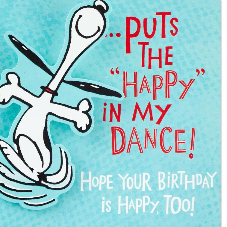 Hallmark Peanuts® Snoopy Happy Dance Pop-Up Birthday Card
