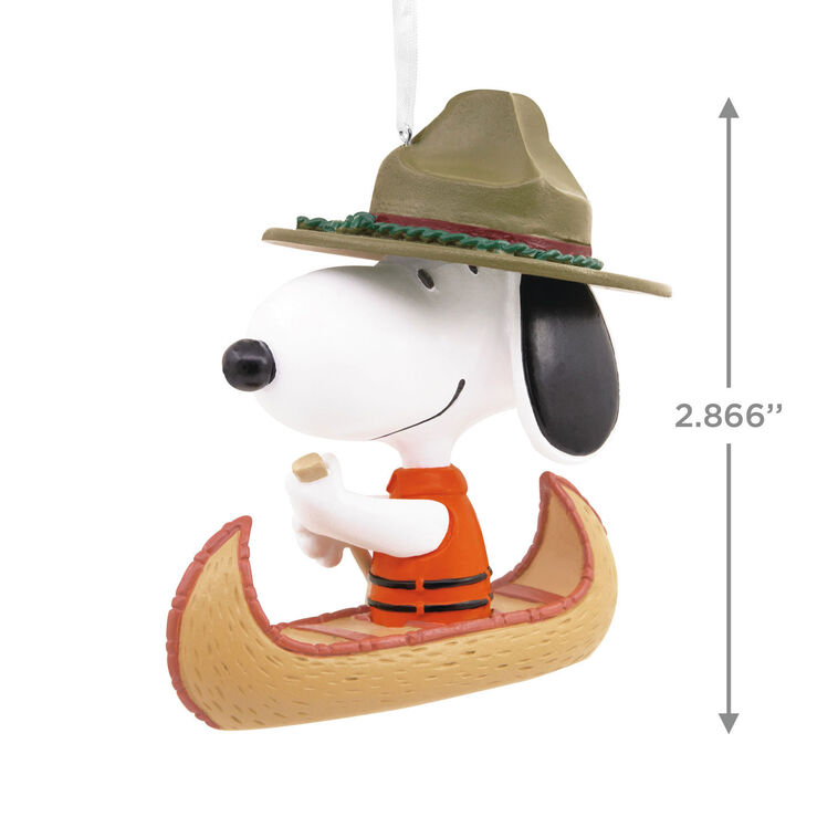 Hallmark Peanuts® Snoopy In Canoe Hallmark Ornament