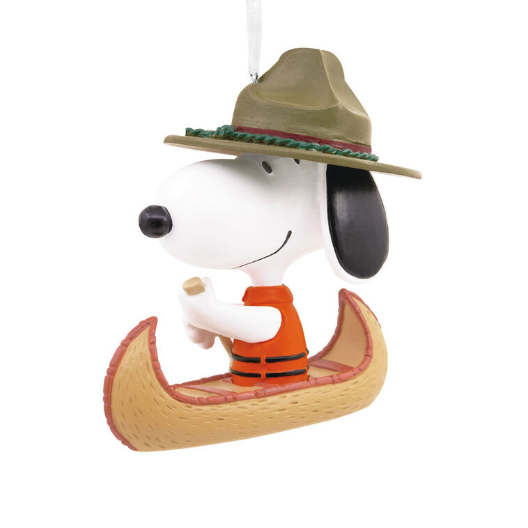 hallmark Peanuts® Snoopy in Canoe Hallmark Ornament
