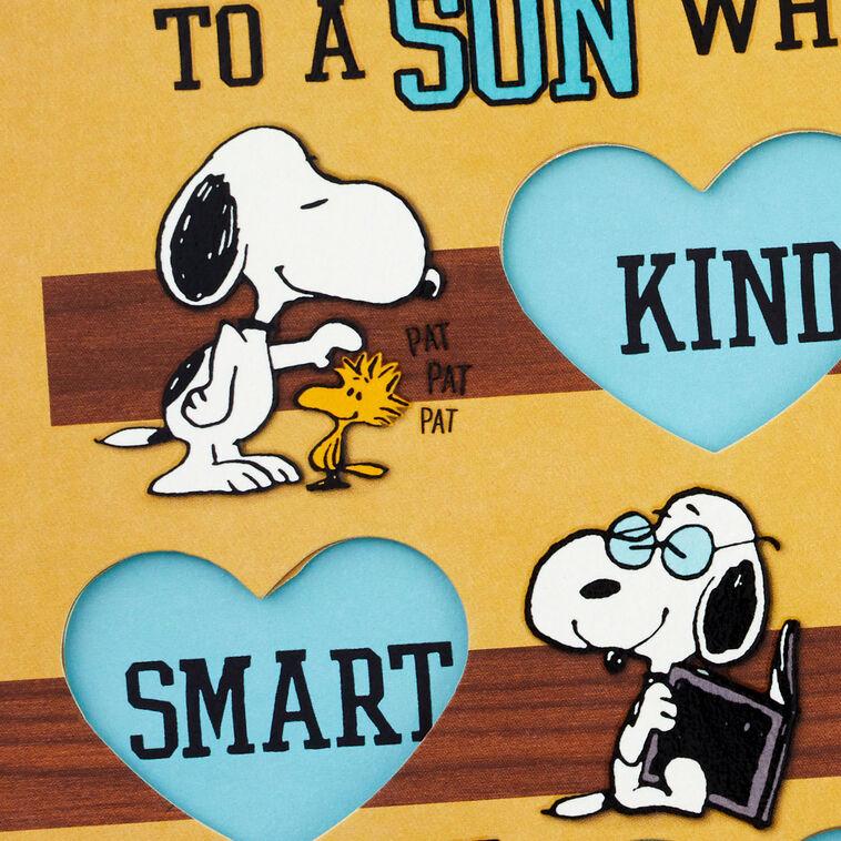 Hallmark Peanuts® Snoopy Kind Smart And Charming Birthday Card For Son