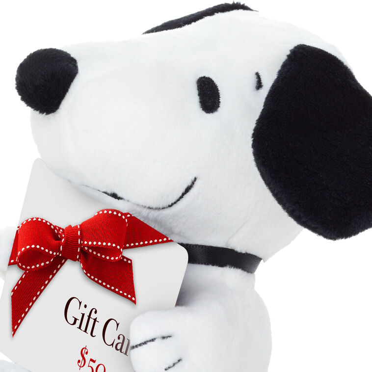 Hallmark Peanuts® Snoopy Plush Gift Card Holder 4.2"