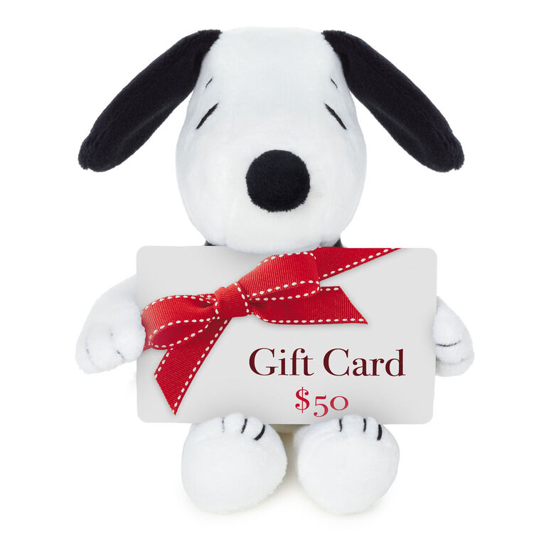 hallmark Peanuts® Snoopy Plush Gift Card Holder 4.2"