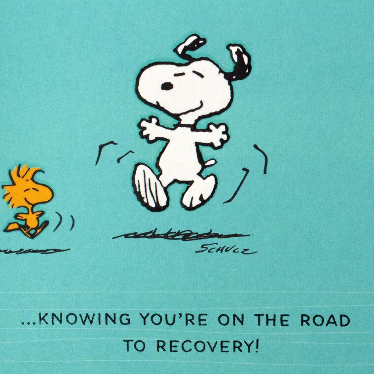 Hallmark Peanuts® Snoopy Road To Recovery Happy Dance Get Well Card