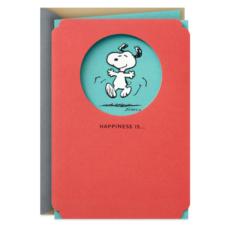 hallmark Peanuts® Snoopy Road to Recovery Happy Dance Get Well Card