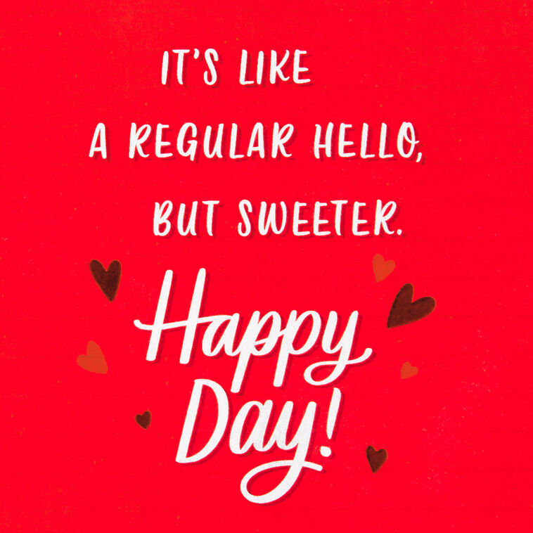 Hallmark Peanuts® Snoopy Sweet Hello Valentine's Day Card