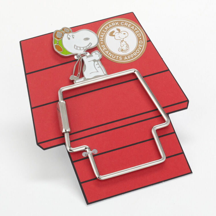 Hallmark Peanuts® Snoopy The Flying Ace Doghouse-Shaped Keychain