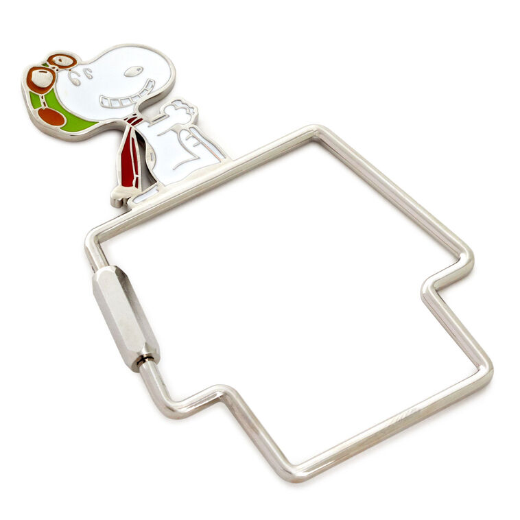 hallmark Peanuts® Snoopy the Flying Ace Doghouse-Shaped Keychain