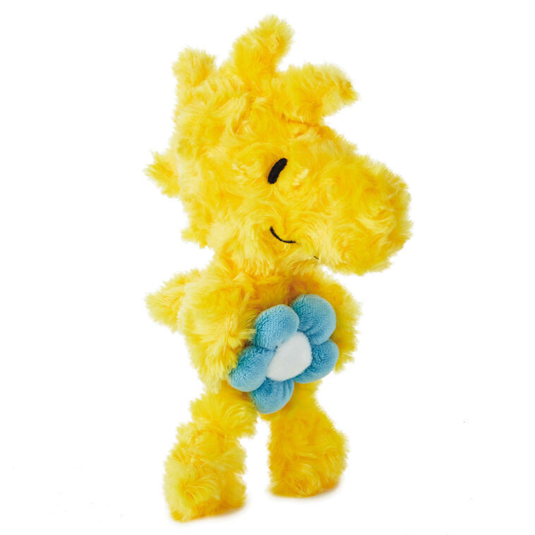 hallmark Peanuts® Woodstock With Flower Stuffed Animal 6.5"