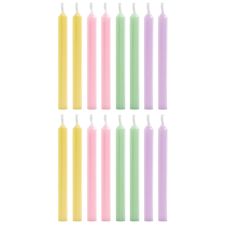 hallmark Pearlized Pastel Birthday Candles Set of 16
