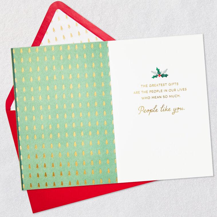 Hallmark People Like You Are The Greatest Gifts Christmas Card