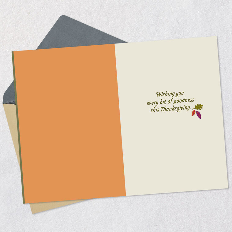 Hallmark People Places And Traditions You Love Thanksgiving Card
