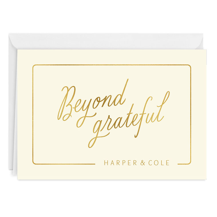 hallmark Personalized Beyond Grateful Thank-You Card