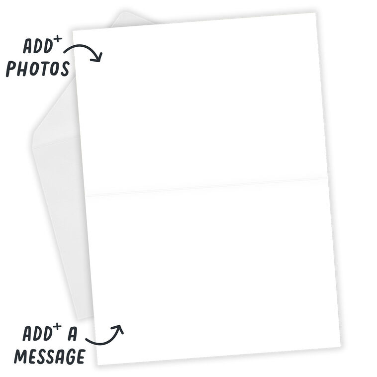 Hallmark Personalized Create Your Own Photo Card 5x7 Horizontal