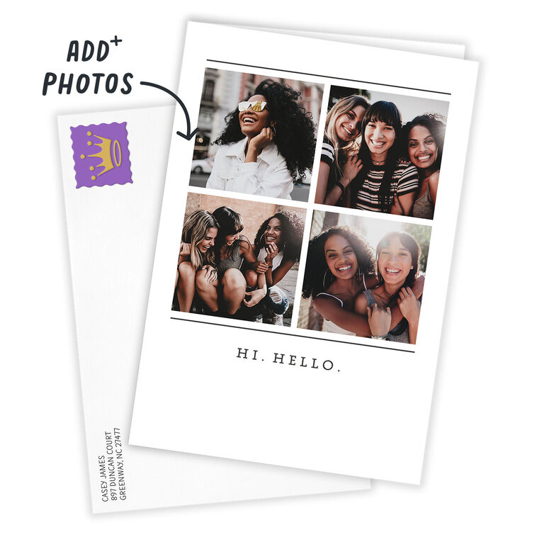 Hallmark Personalized Create Your Own Photo Collage Photo Card