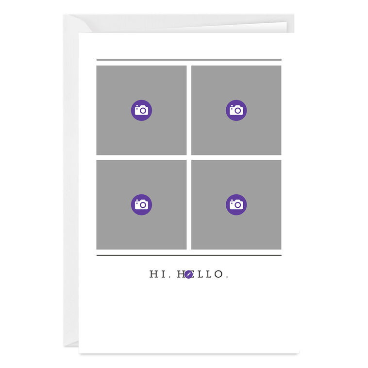 Hallmark Personalized Create Your Own Photo Collage Photo Card