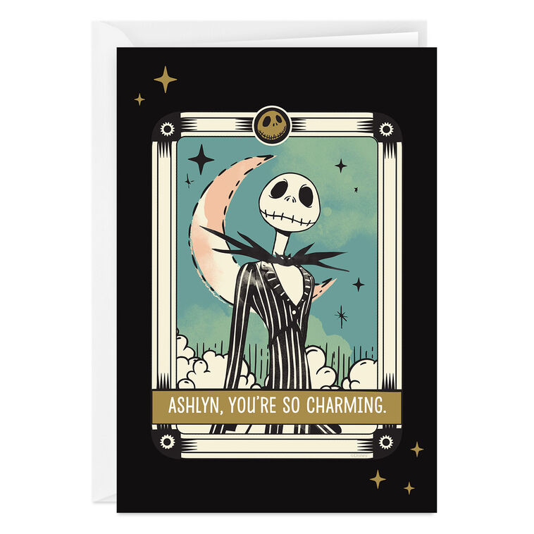 hallmark Personalized Disney Tim Burton's The Nightmare Before Christmas Card