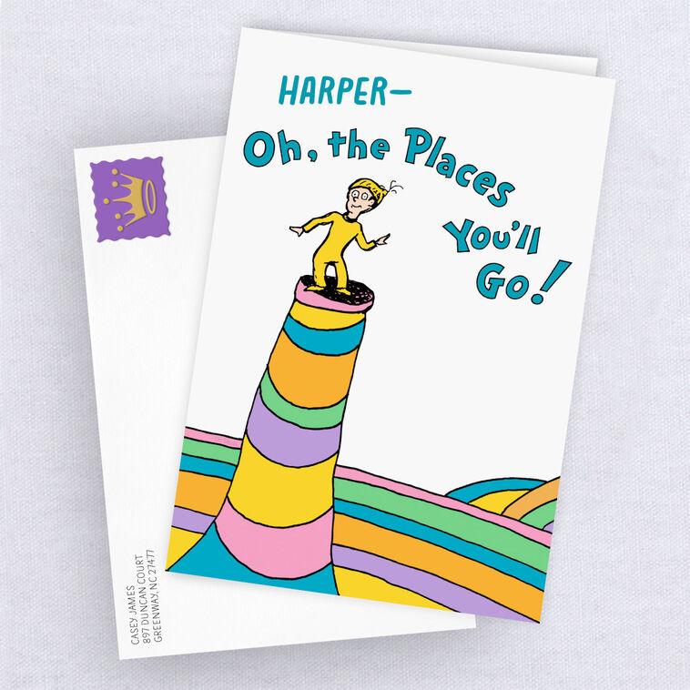 Hallmark Personalized Dr. Seuss™ Oh The Places You'll Go Card