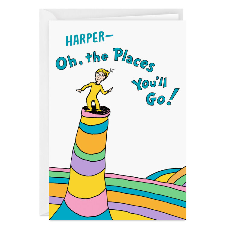 hallmark Personalized Dr. Seuss™ Oh the Places You'll Go Card