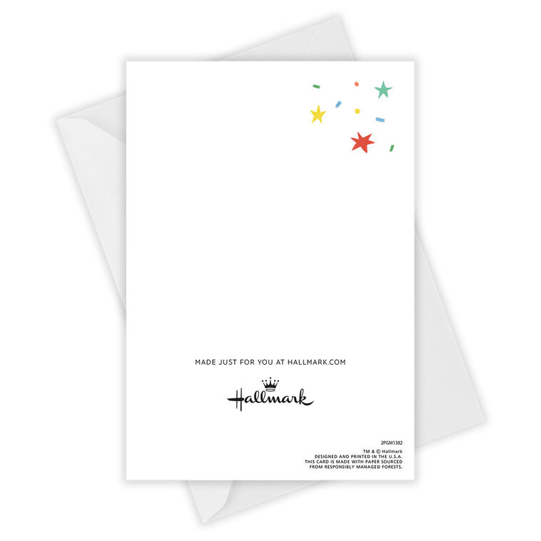 Hallmark Personalized Fun And Colorful Cake Birthday Card