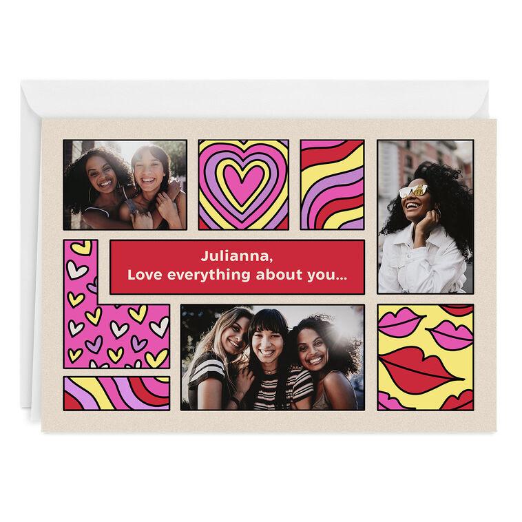 hallmark Personalized Fun Designs Photo Collage Love Photo Card