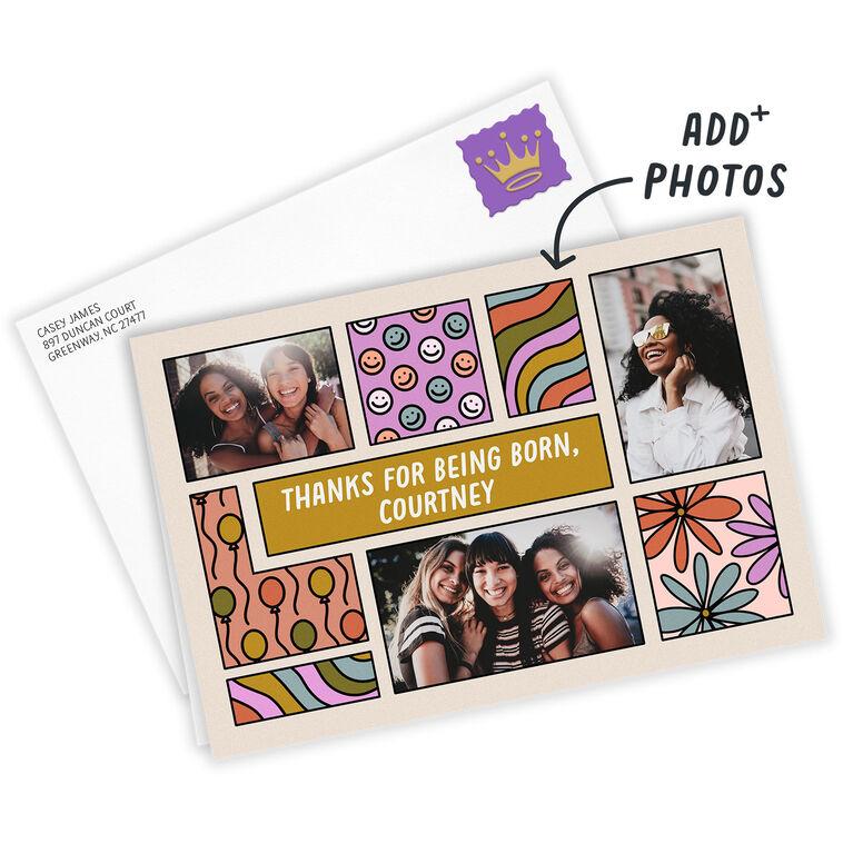 Hallmark Personalized Fun Designs Photo Collage Photo Card