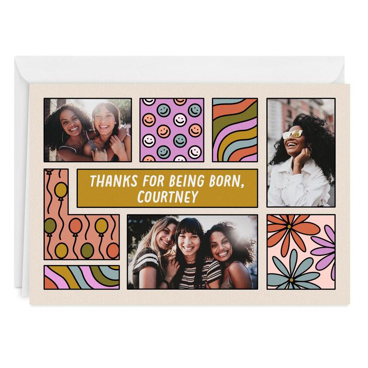 hallmark Personalized Fun Designs Photo Collage Photo Card