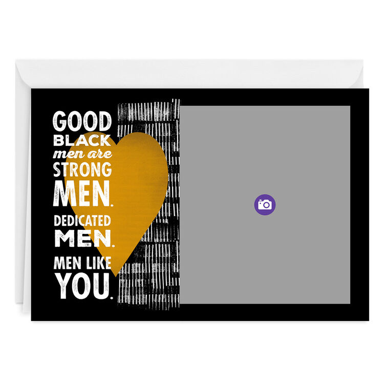 Hallmark Personalized Good Black Men Like You Photo Card