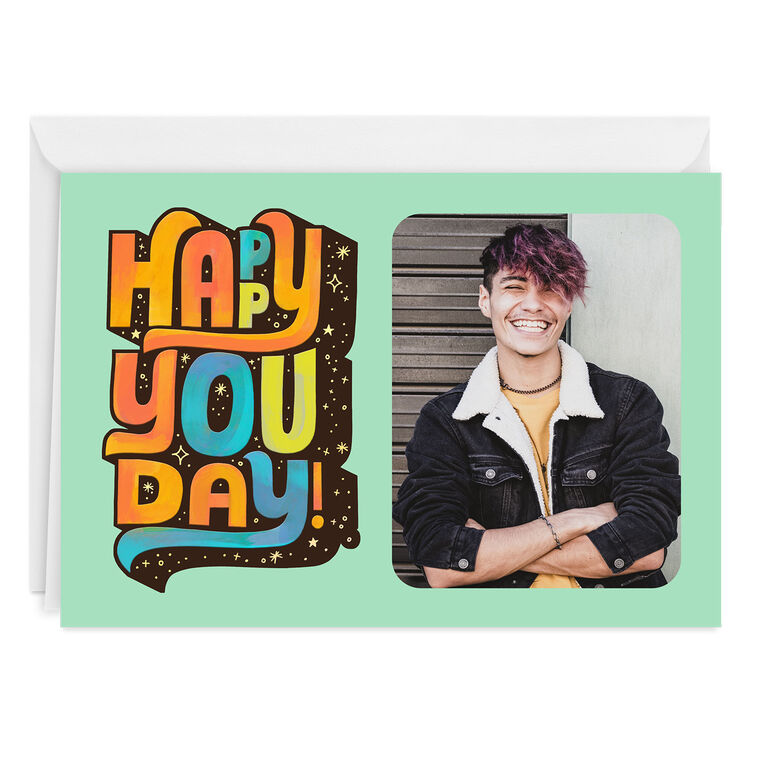 hallmark Personalized Happy You Day Birthday Photo Card