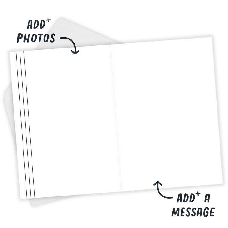 Hallmark Personalized Lines On White Photo Collage Photo Card