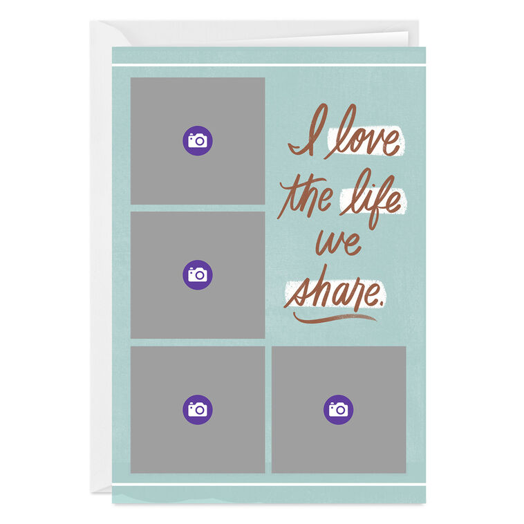 Hallmark Personalized Love The Life We Share Love Photo Card
