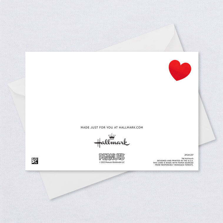 Hallmark Personalized Peanuts® Snoopy And Hearts Love Photo Card