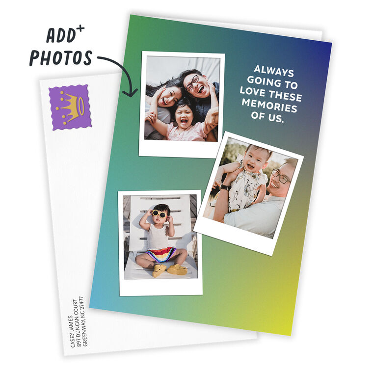 Hallmark Personalized Photo Collage Blank Photo Card