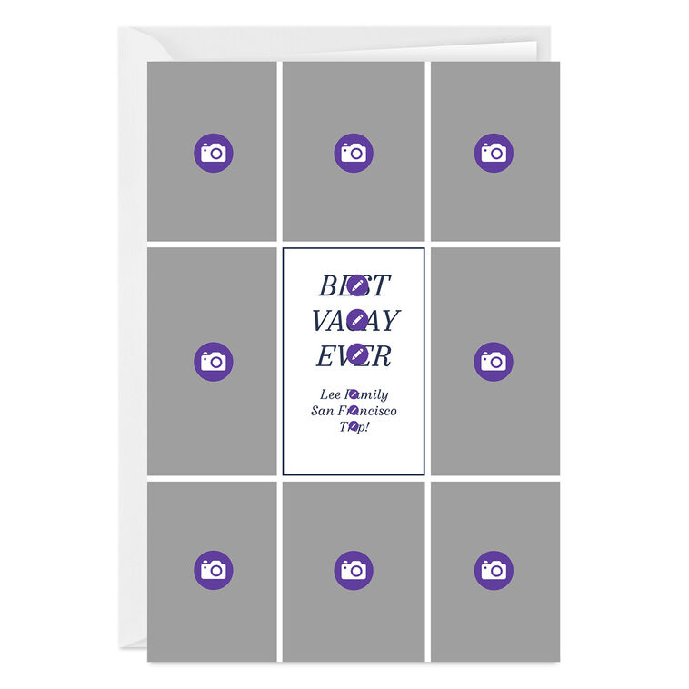 Hallmark Personalized Photo Collage Border Photo Card