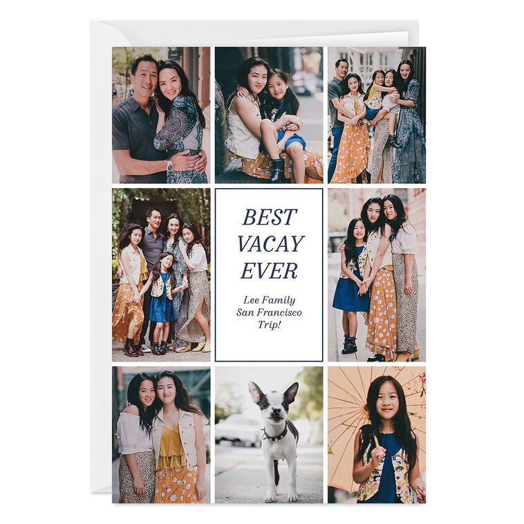 hallmark Personalized Photo Collage Border Photo Card
