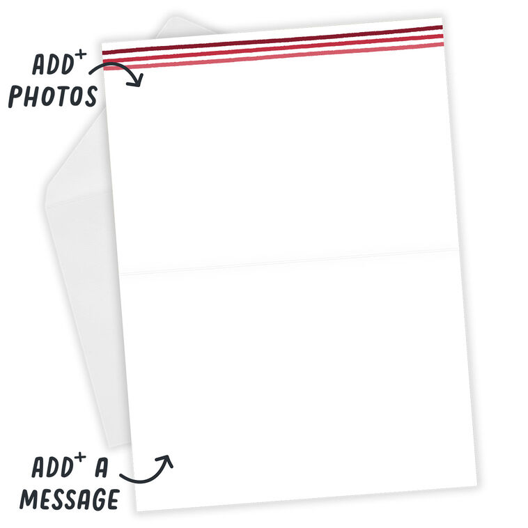 Hallmark Personalized Red And Pink Hearts Love Card