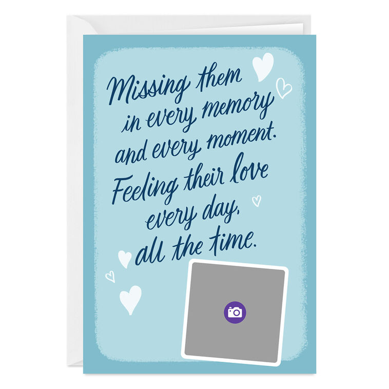 Hallmark Personalized Remembering Their Love Tribute Photo Card