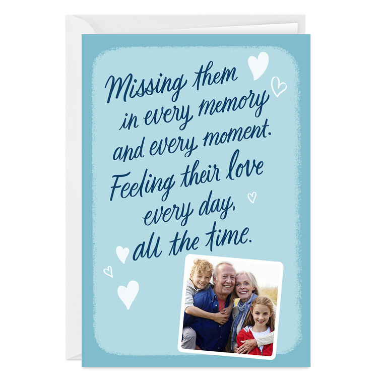 hallmark Personalized Remembering Their Love Tribute Photo Card
