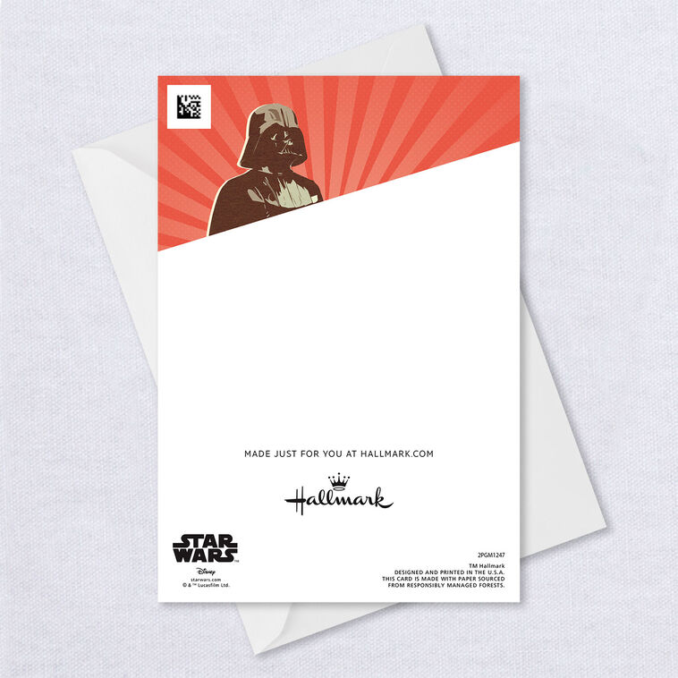 Hallmark Personalized Star Wars™ Darth Vader™ Card