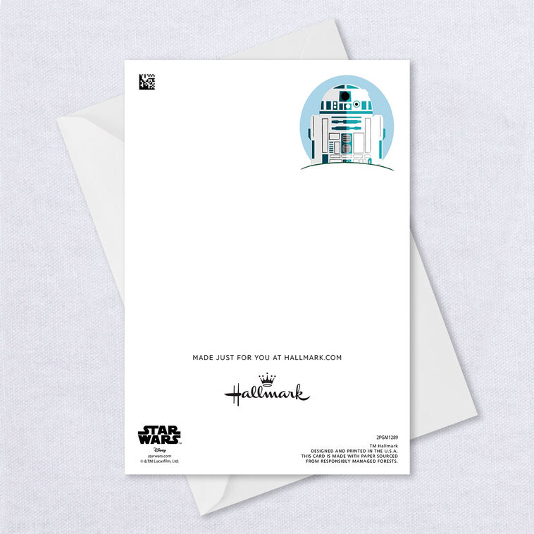 Hallmark Personalized Star Wars™ R2-D2™ Christmas Card