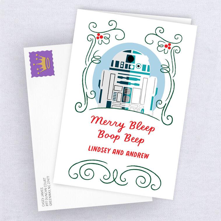 Hallmark Personalized Star Wars™ R2-D2™ Christmas Card